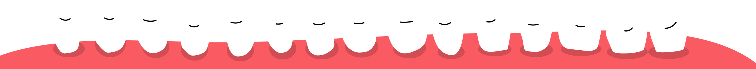 Lower teeth