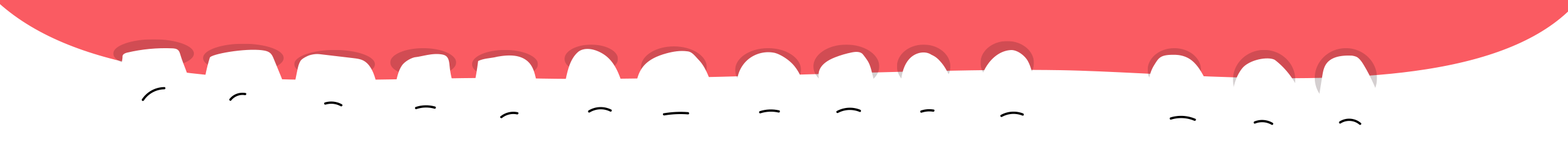 Upper teeth